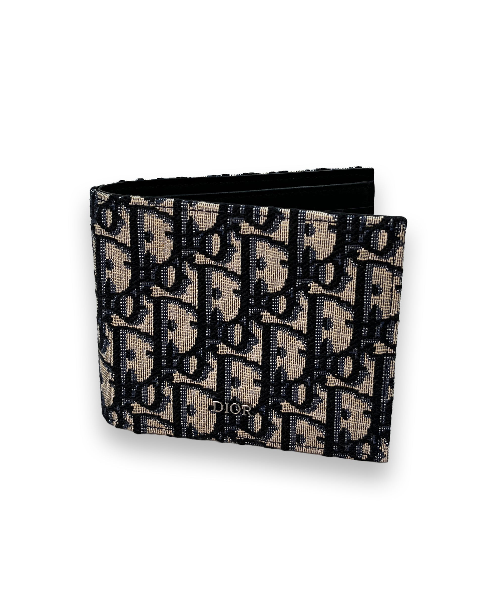 Dior Bifold Oblique Jacquard Wallet