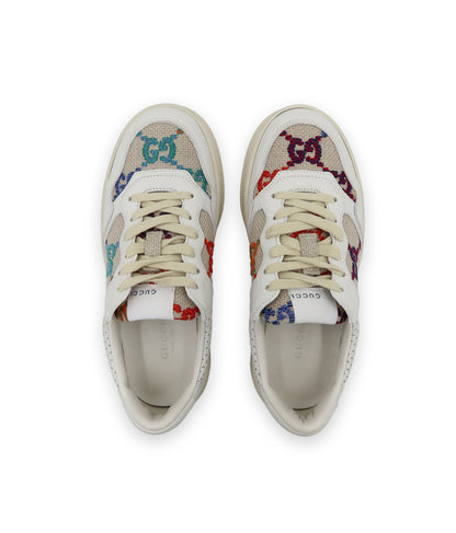 Gucci GG embroidered leather sneakers