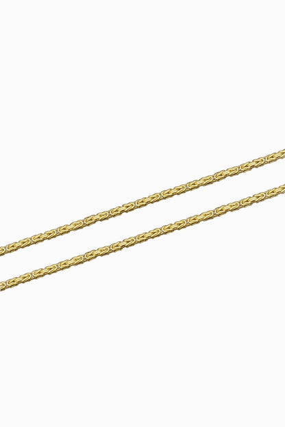 Solid Gold Byzantine Chain