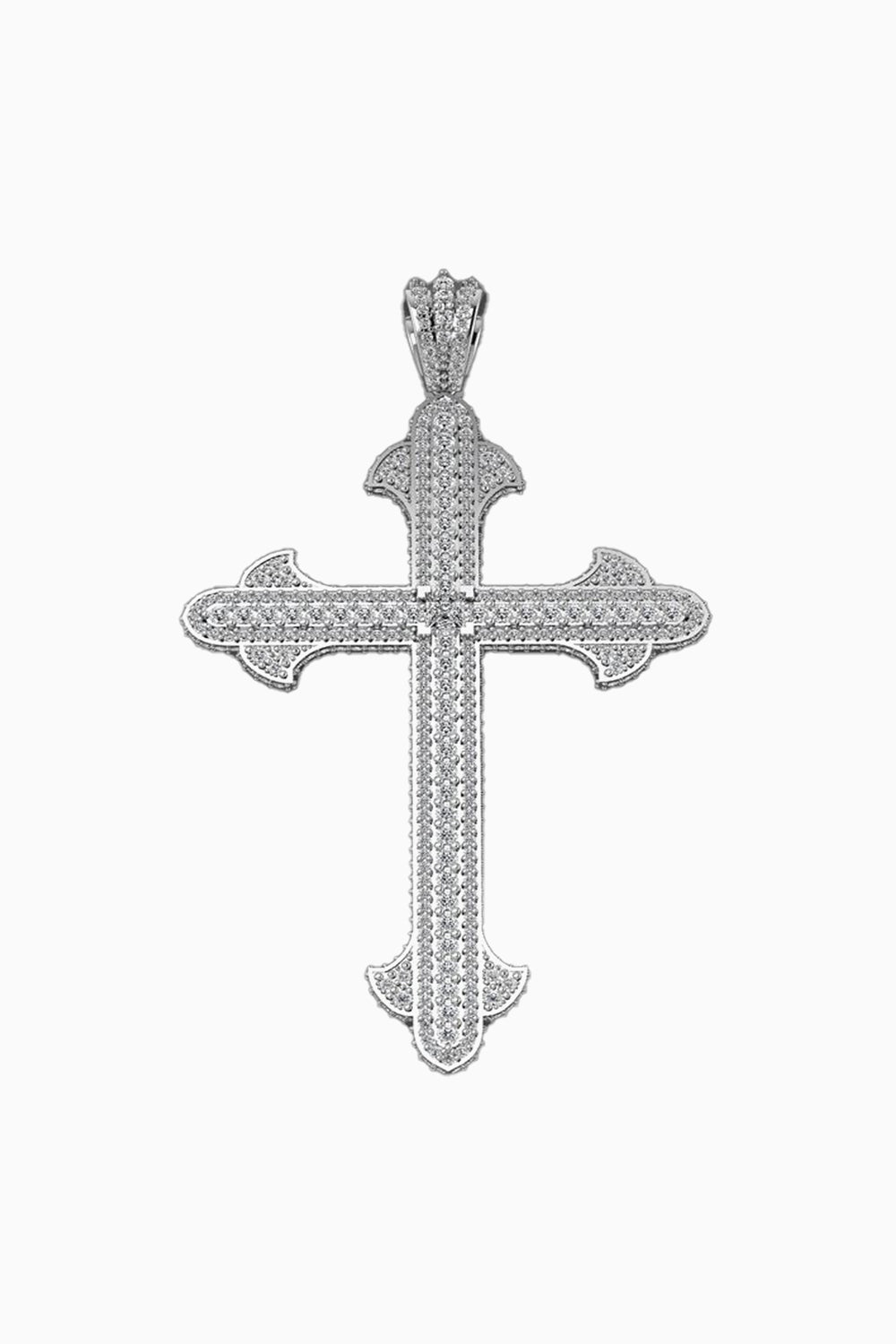 Ornate Diamond Set Cross Pendant