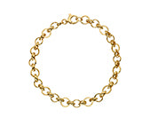 9ct Yellow Rio Bracelet 7.5&quot;