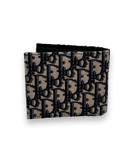 Dior Bifold Oblique Jacquard Wallet