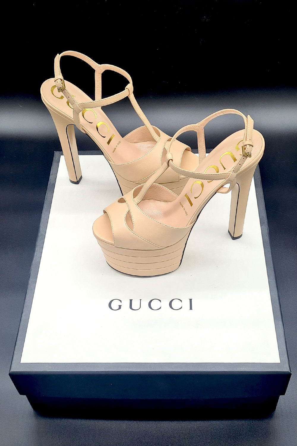 Gucci angel deals platform shoes