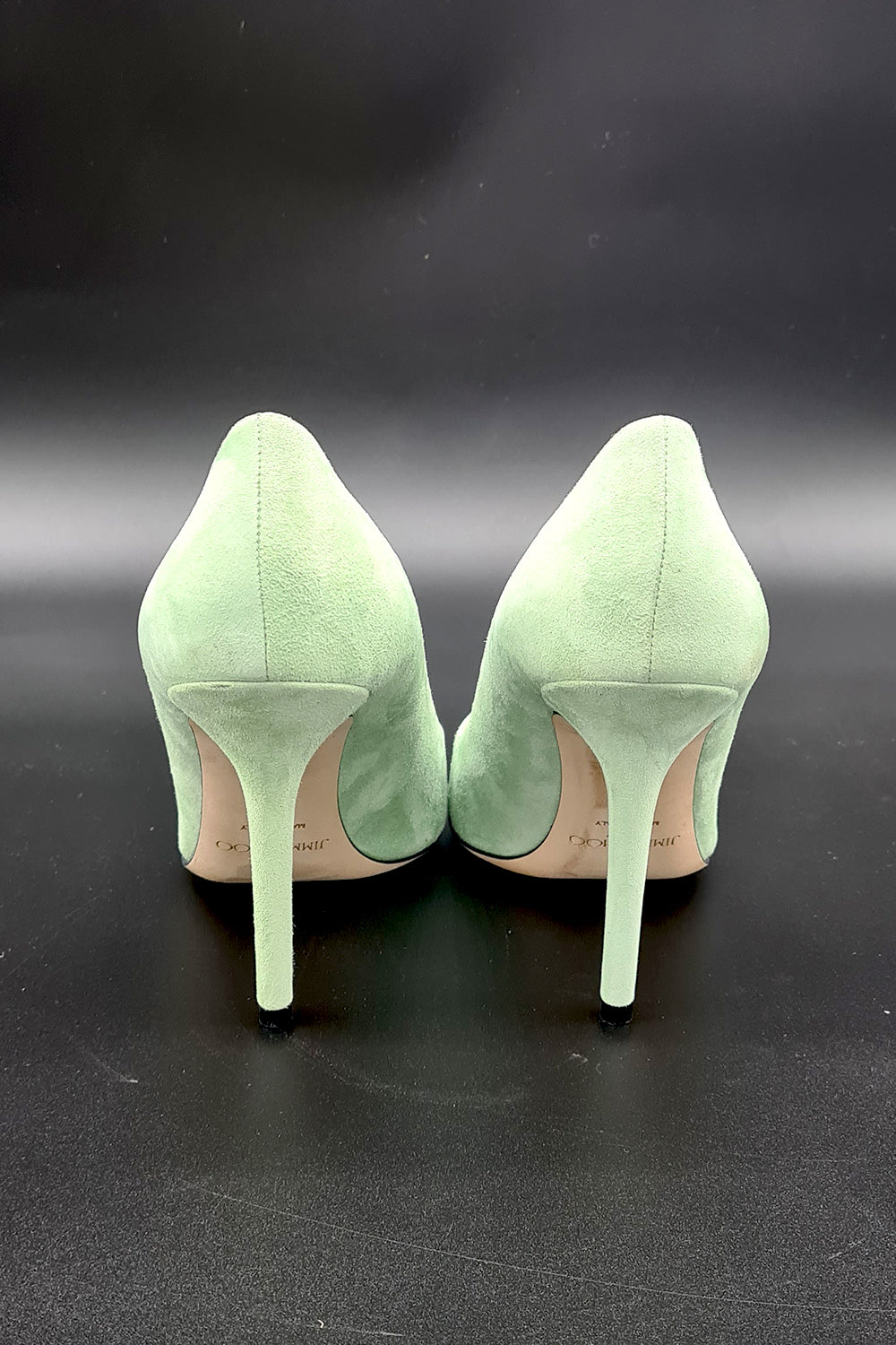 Jimmy Choo Mint Green Suede Pump