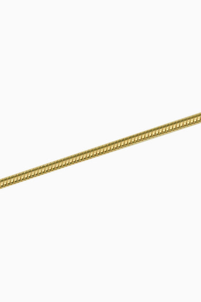 Solid Gold Snake Chain 