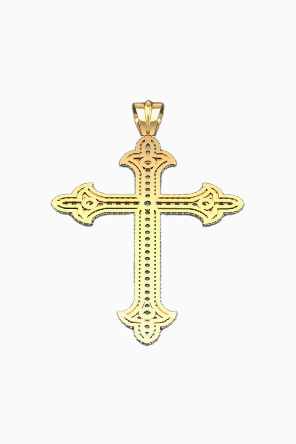 Ornate Diamond Set Cross Pendant