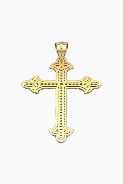 Ornate Diamond Set Cross Pendant