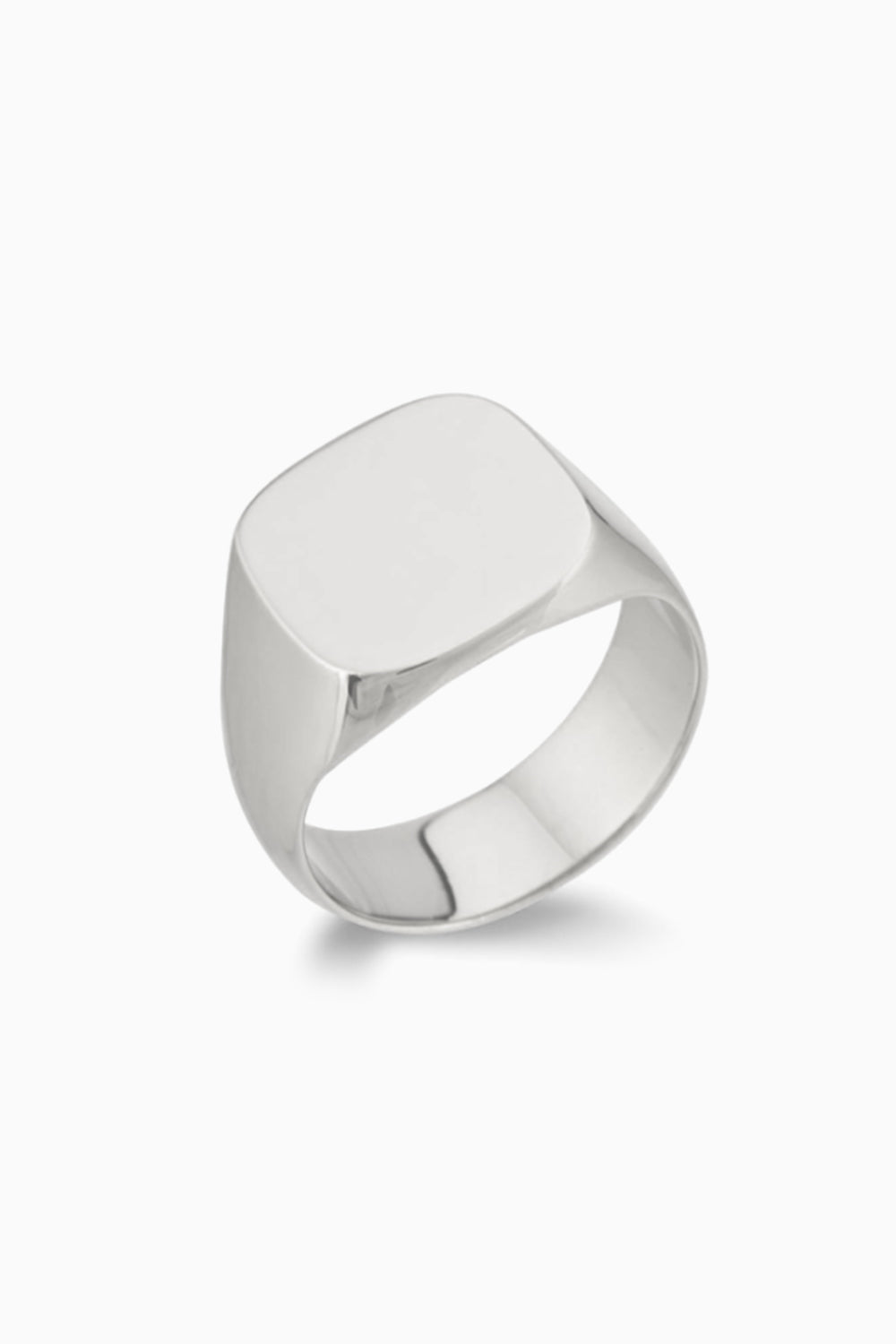 Heavy Cushion Signet Rings