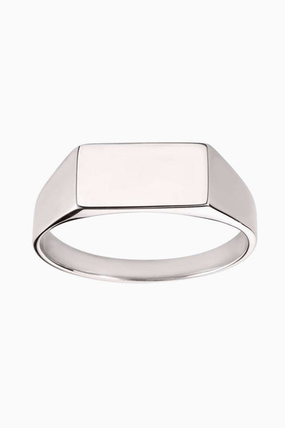 Rectangle Signet Rings